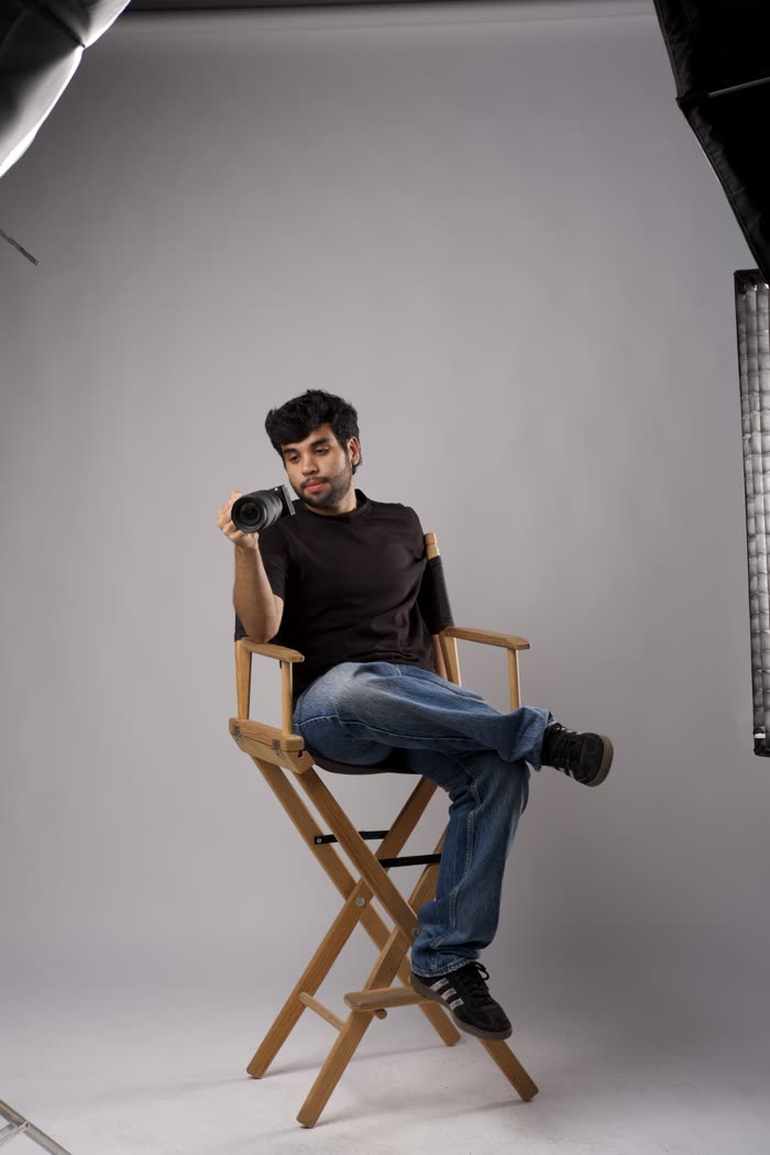 Retrato de cuerpo completo de Irvin Barba